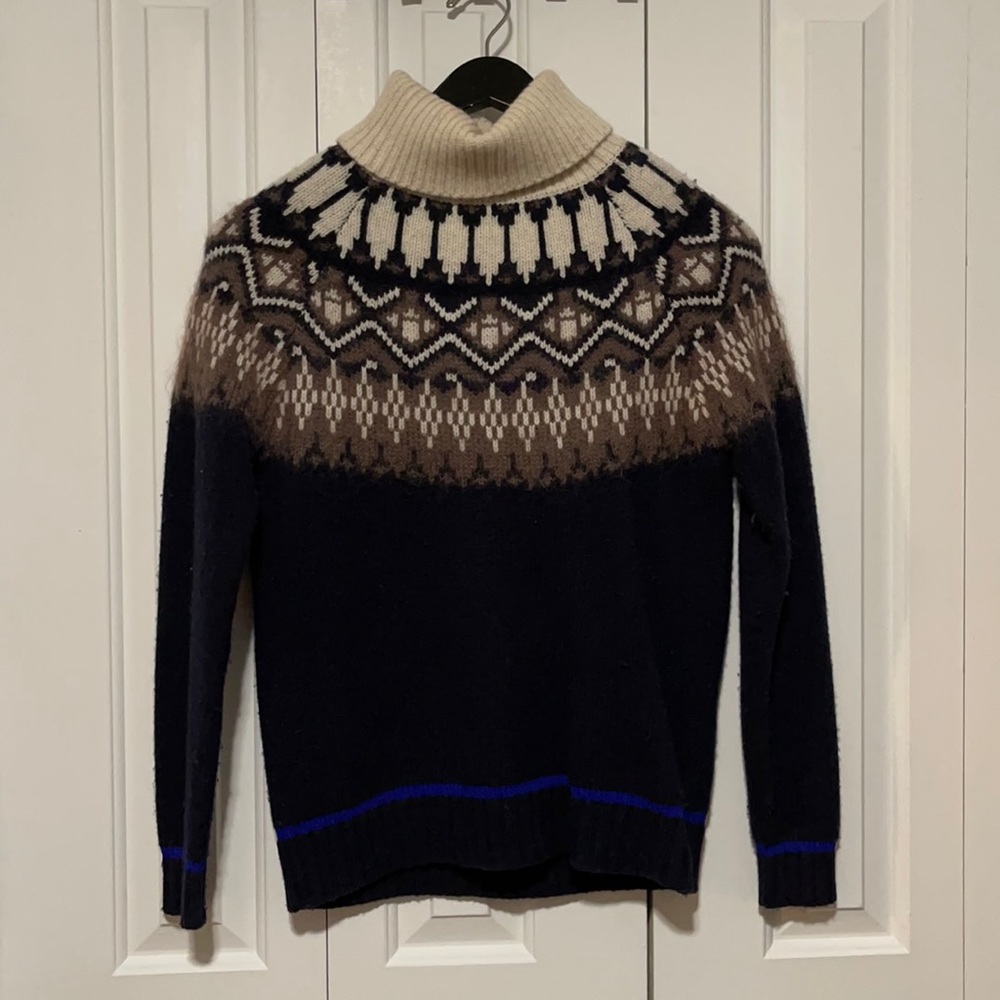 claudie pierlot fairisle sweater